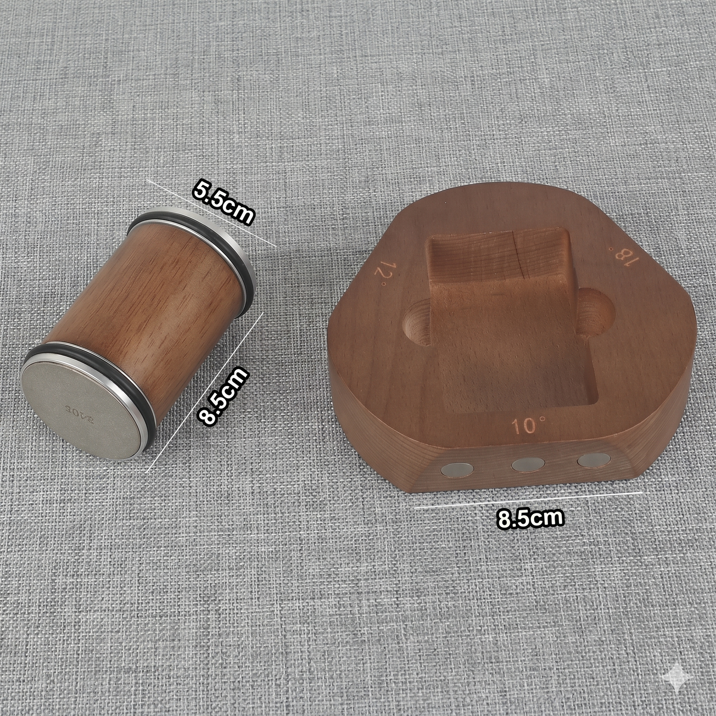 Roller Knife Sharpener with 6 Angles and Magnetic Base