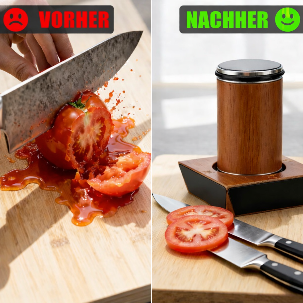 Roller Knife Sharpener with 12°, 15°, 20° & 22° Sharpening Angles